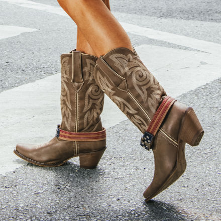 Crush by Durango Women s Flag Accessory Western Boot DRD0208