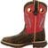Lil' Rebel™ by Durango® Little Kids Gator Emboss Western Boot, , large