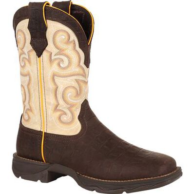 Lady Rebel™ by Durango® Gator Emboss Western Boot, , large