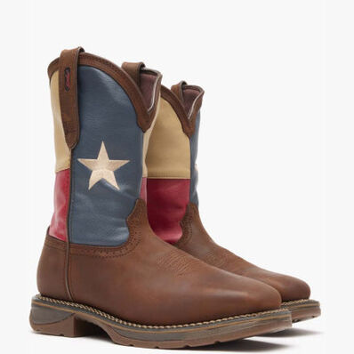 Rebel™ by Durango® Steel Toe Texas Flag Western Boot, , large