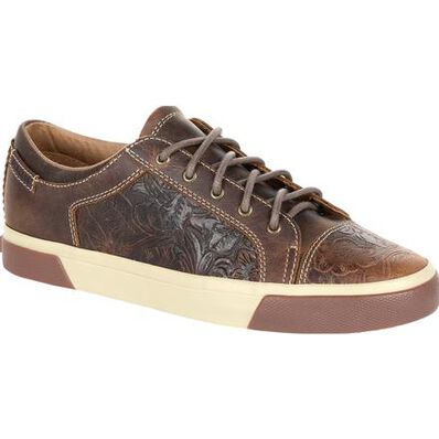 Durango® Music City™ Women's Western Embossed Lace-up Sneaker, , large