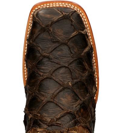 DDB0318 Durango Premium Exotics Dark Bay Pirarucu Western Boot