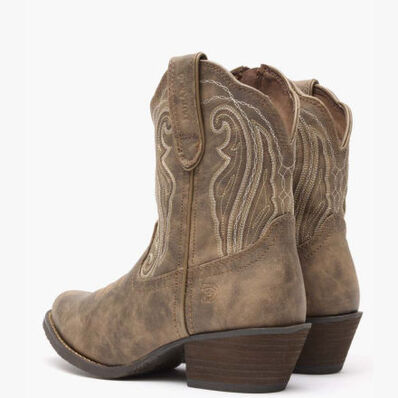 Crush™ by Durango® Women's Distressed Shortie Western Boot, , large