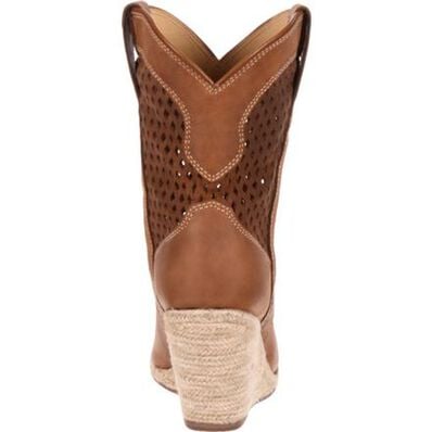 Durango® City Women's Westpadrille Wedge Western Boot, , large