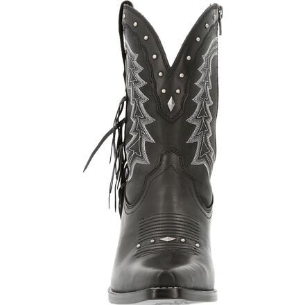 Womens black western online booties