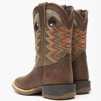 Durango® Lil' Rebel Pro™ Little Kid's Tiger Eye Western Boot, , large