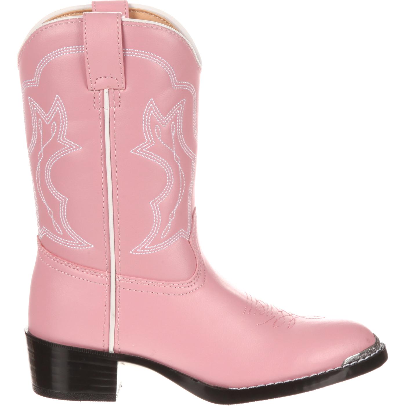 a dee pink boots