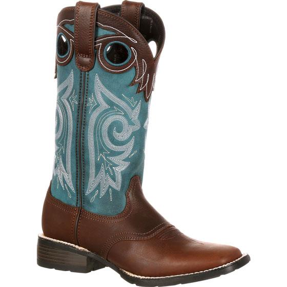 Durango Mustang: Women's Teal Blue Western Saddle Boots