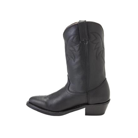 durango oiled black leather western boot