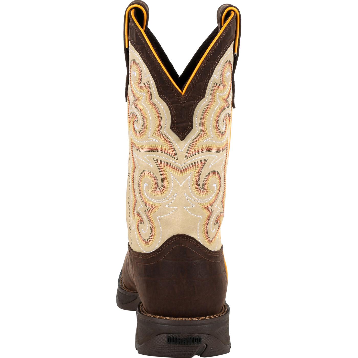 Lady Rebel™ by Durango® Gator Emboss Western Boot, #DRD0386