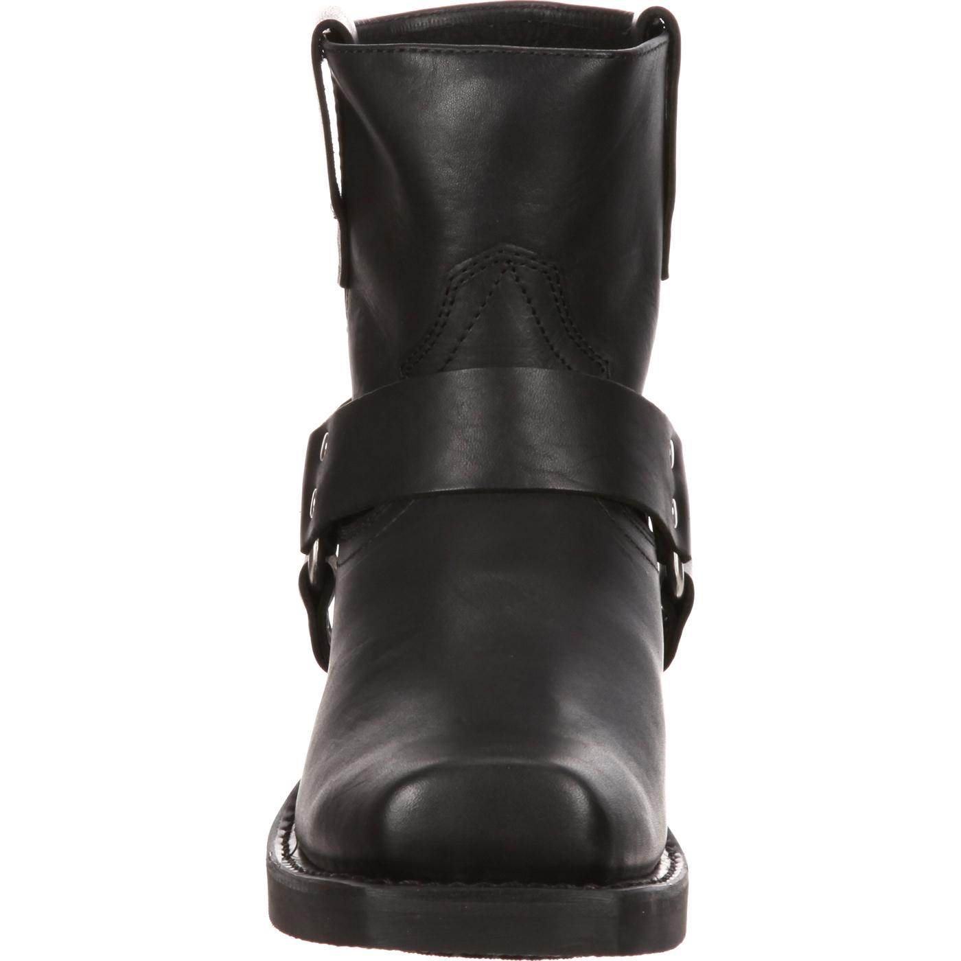 Durango Boots #DB710 - Men's Black Leather Harness Boots