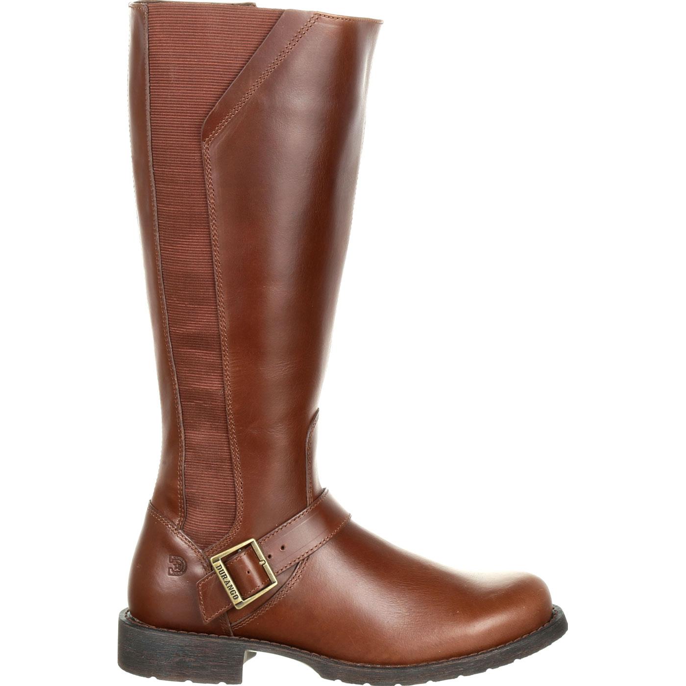 black and brown equestrian boots