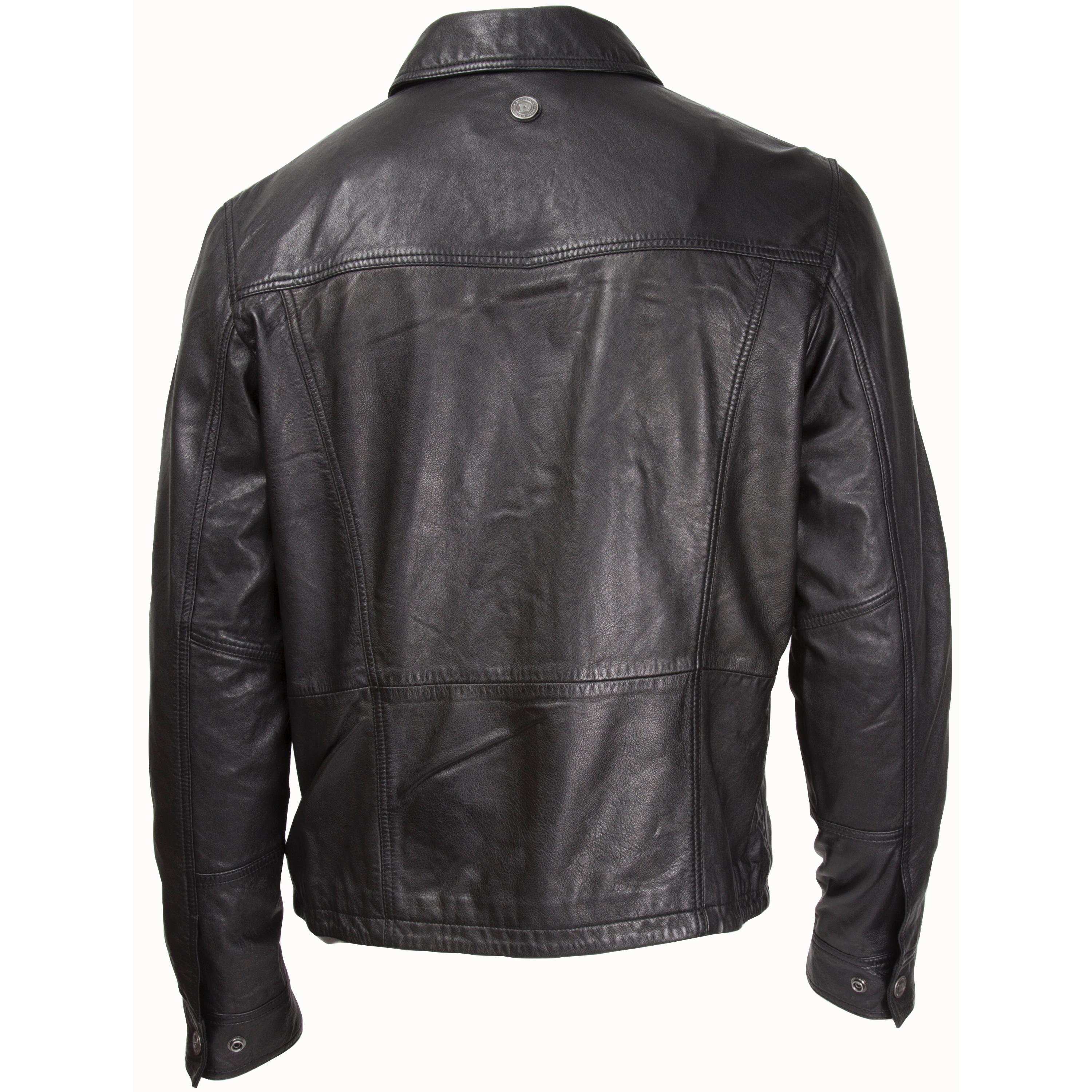 Durango® Leather Company: Men's Black Cow Puncher Jacket