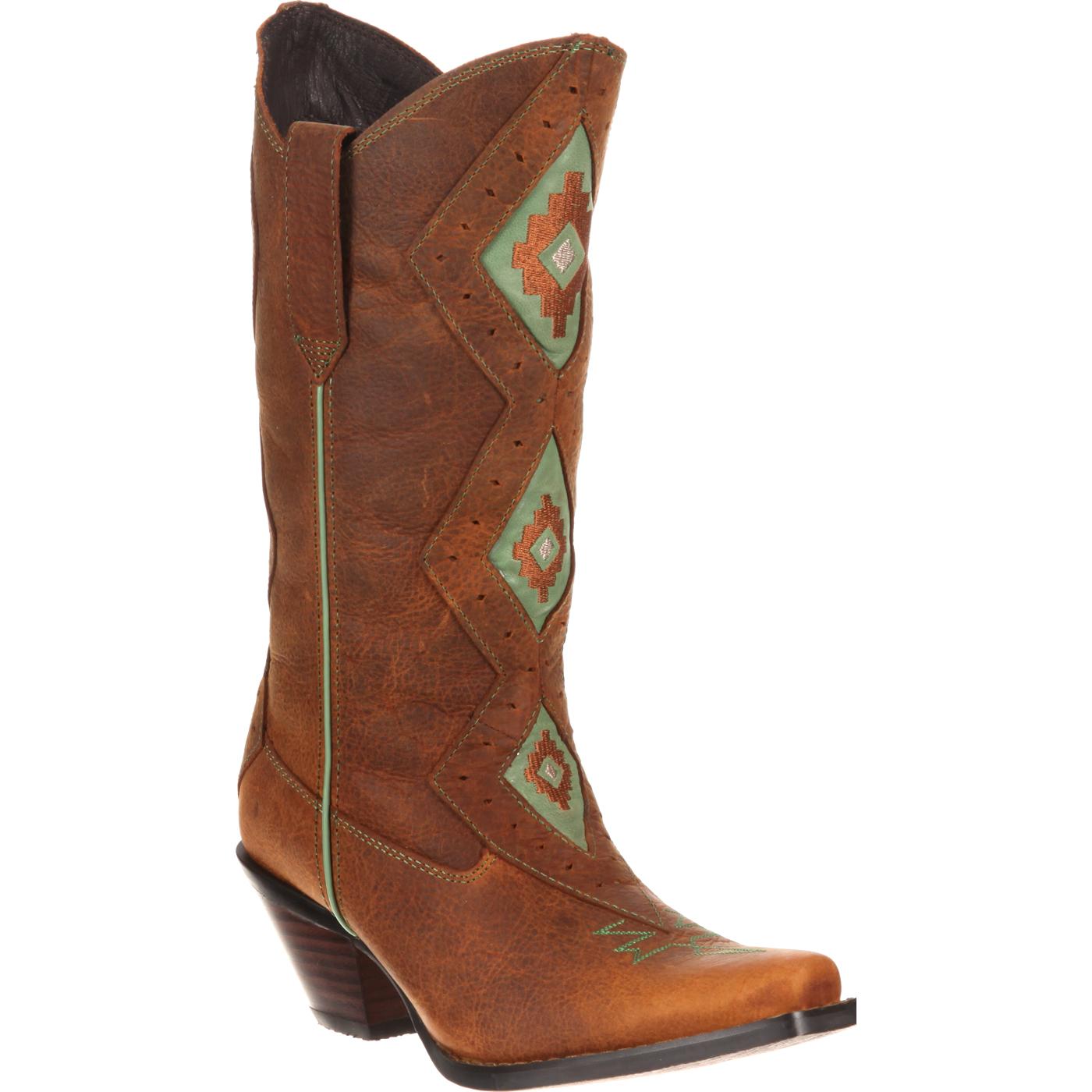 Durango Womens Mint Light Tan Boots Crush 12 Tribal Durango Womens Mint Light Tan Boots Crush 12 Tribal