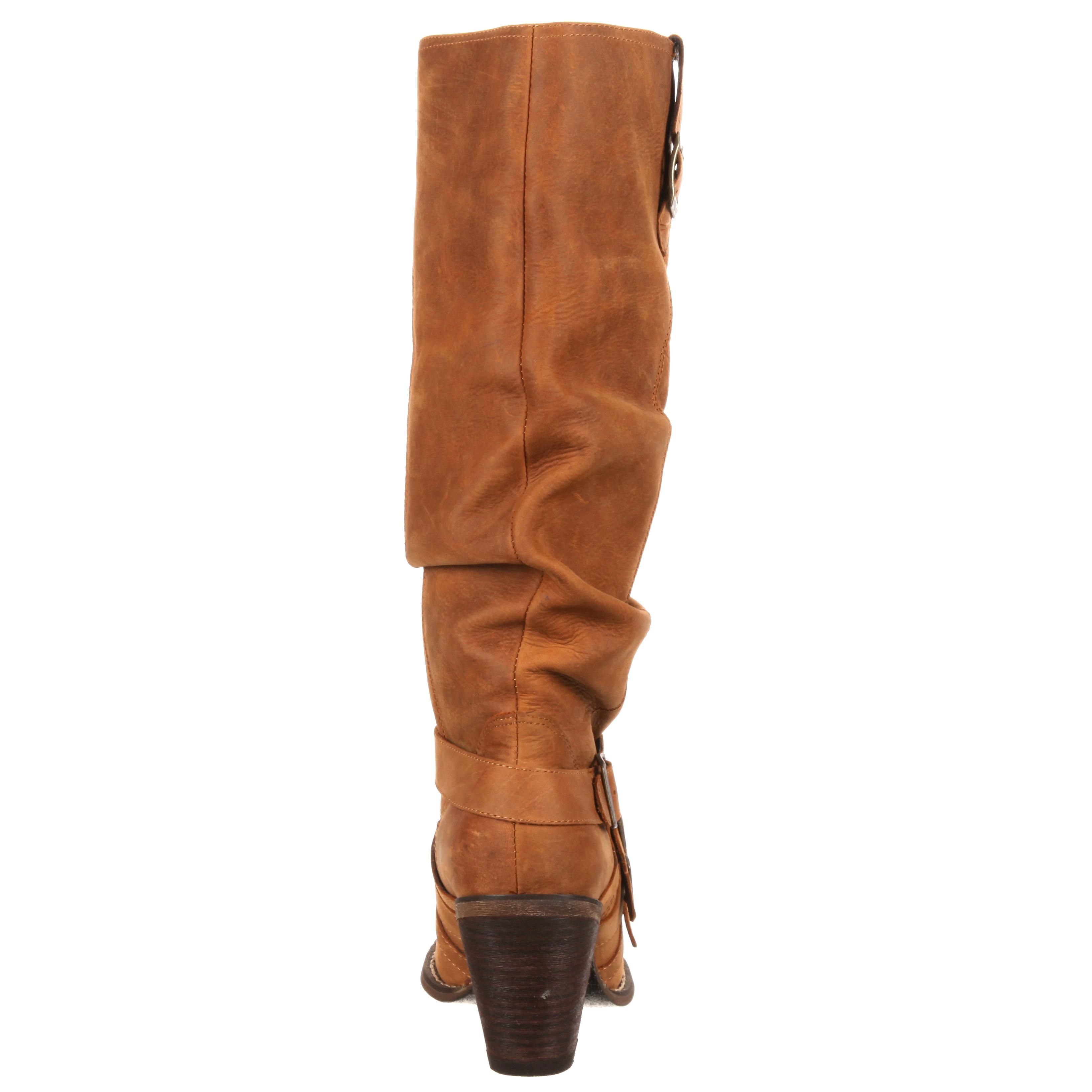 Durango City Women's Strappy Slouch Western Boot, #RD040