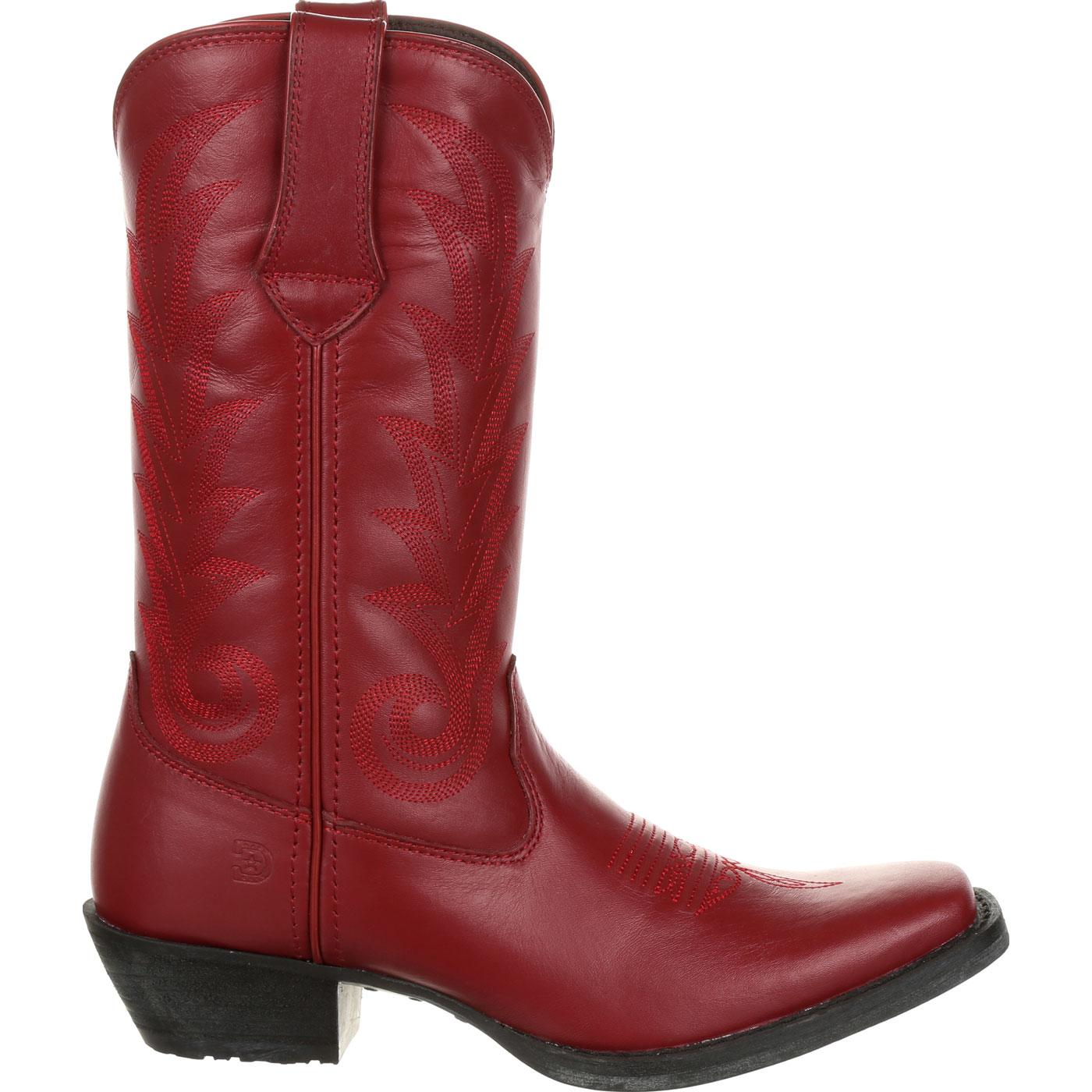red cowgirl boots