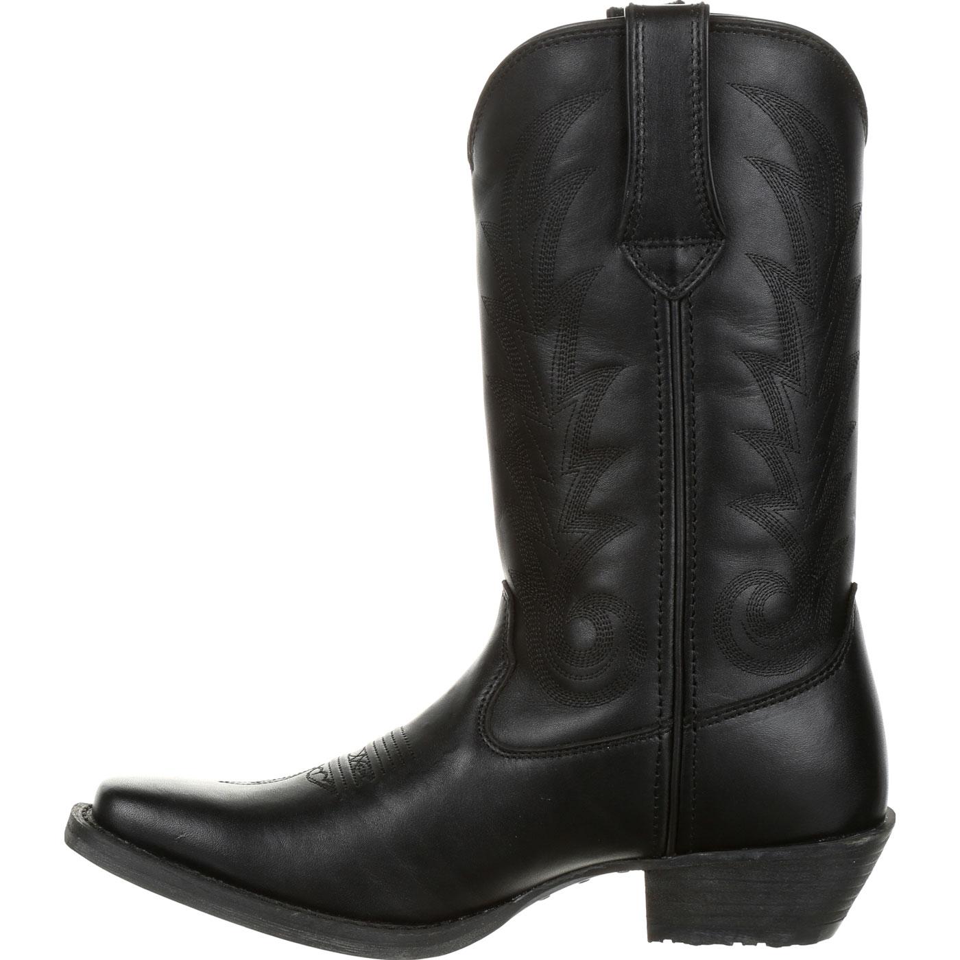 #DRD0320, Durango Women's Black Leather Western Boot