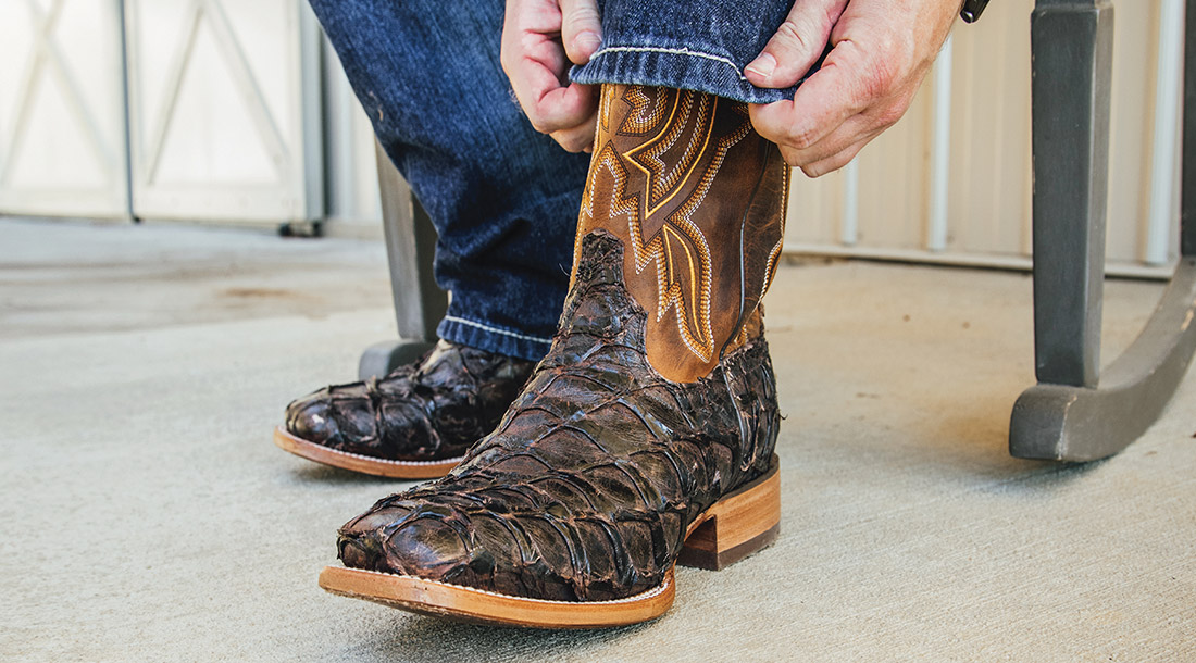 Western Exotic Boots - Ostrich Boots & Caiman Boots