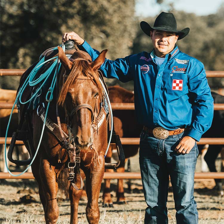Erich Rodgers at the 2021 NFR Rodeo