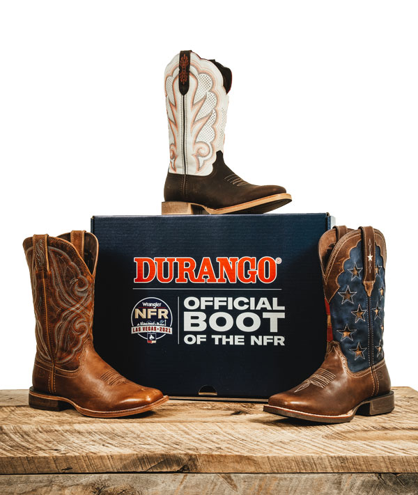 Durango® women's western boots are the official boot of the NFR