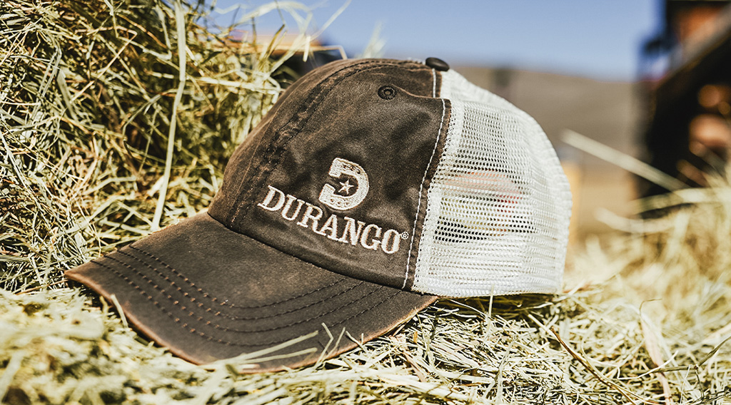 Durango Hat sitting on hay