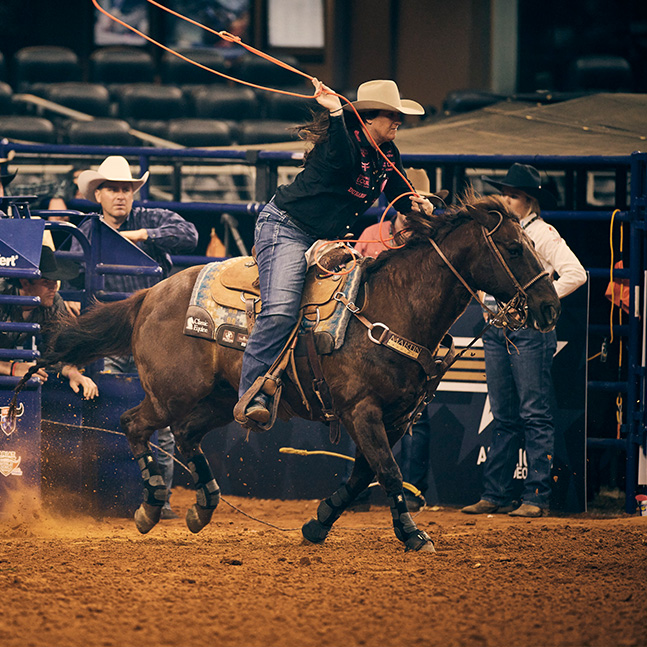 Kelsie Domer, professional breakaway roper and team durango ambassador