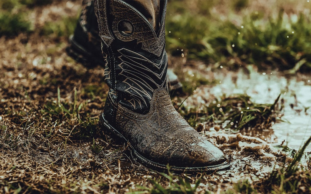 durango best waterproof western boots in mud